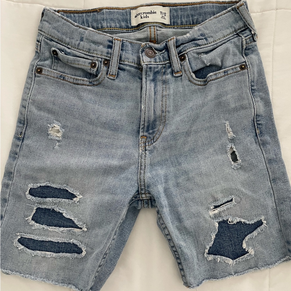 Abercrombie Kids Jean Shorts Boys Size 11/12